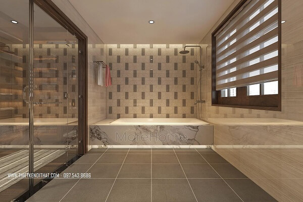 Lắp đặt đá nhân tạo tại biệt thự An Hưng Hà Đông, Hà Nội