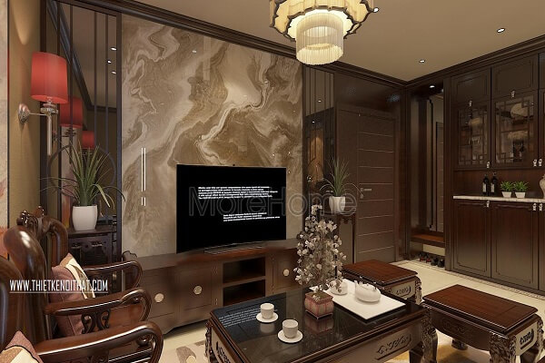 Thi công đá nhân tạo cho chung cư Hoàng Quốc Việt