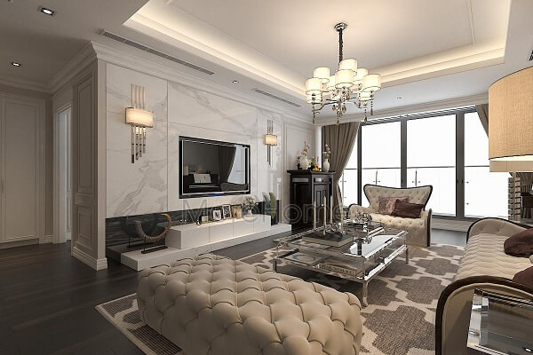 Thi công đá nhân tạo tại chung cư cao cấp TSQ 