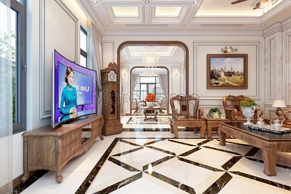 Thi công đá nhân tạo tạo biệt thự Lake View Quận 2 