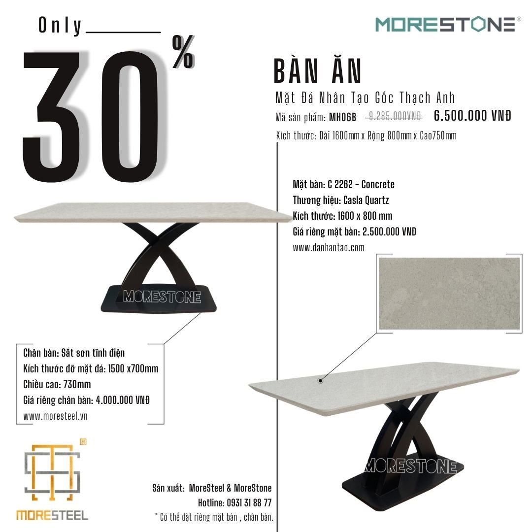 Chương trình ưu đãi  - Bàn ăn MH06B
