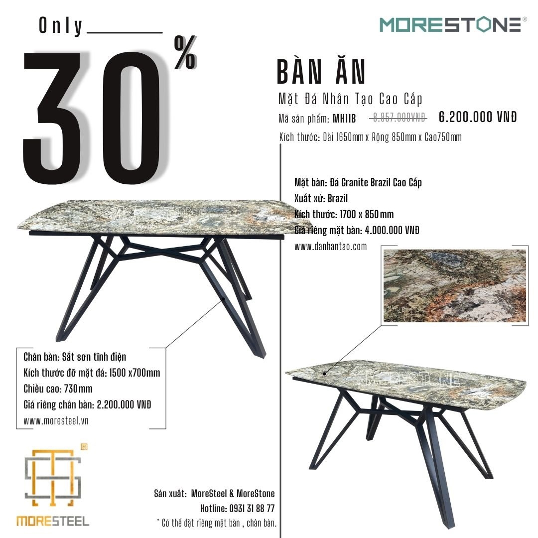 Chương trình ưu đãi  - Bàn ăn MH11B