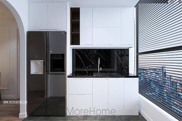 Mẫu đá nhân tạo hiện đại tại chung cư GreenBay