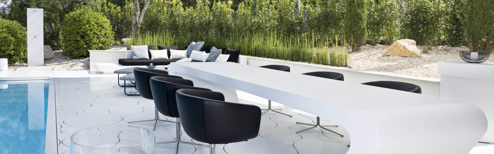 Bàn ăn mặt đá Solid Surface