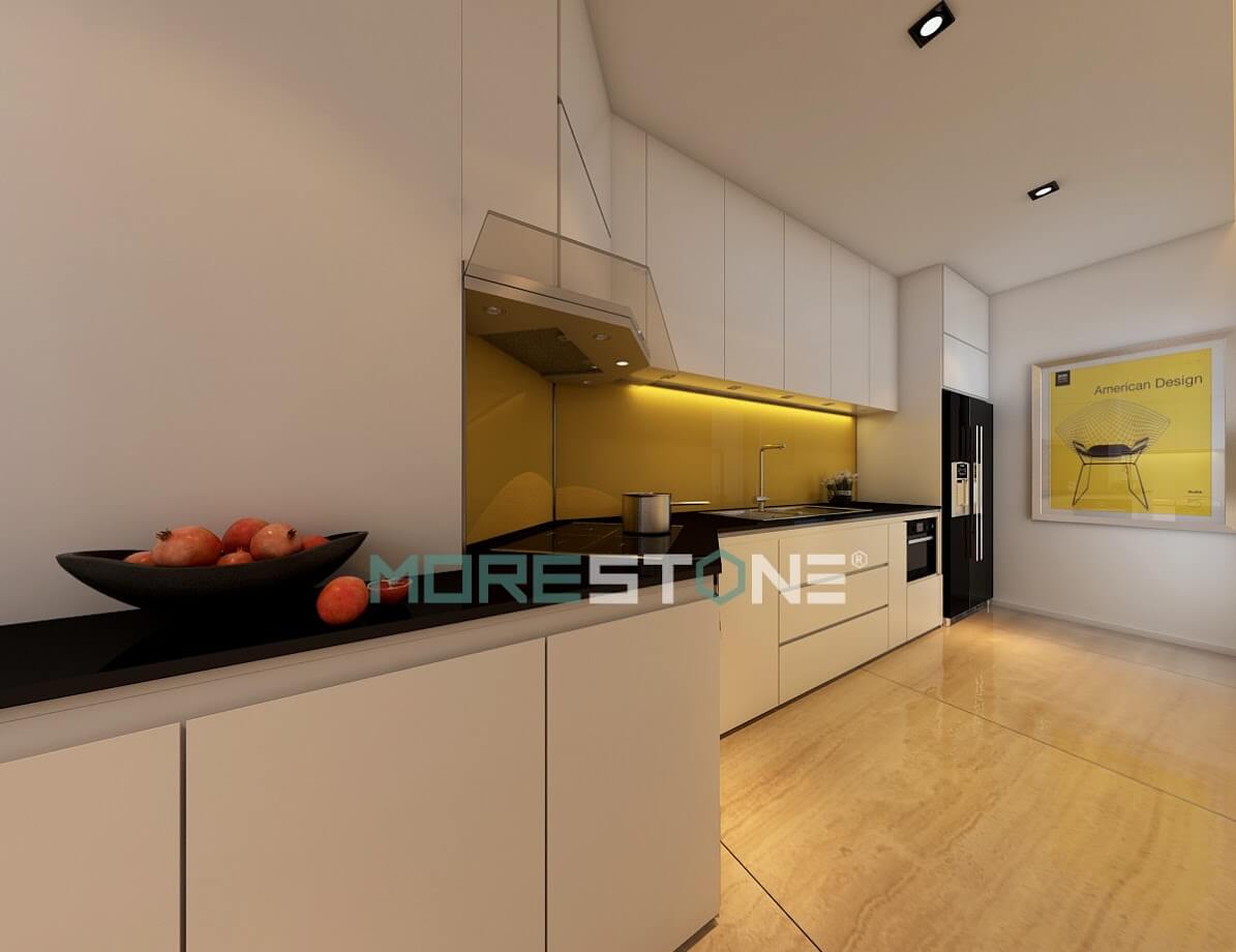 Đá bếp nhân tạo có khả năng chịu nhiệt tốt, chống xước Đá nhân tạo solid surface