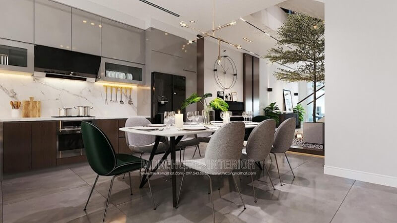 Mẫu đá nhân tạo ốp bếp sang trọng cho nhà chung cư, nhà phố, biệt thự