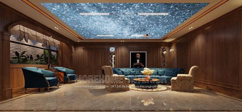 Công ty thiết kế nội thất tầng hầm biệt thự đẹp tại hà nội