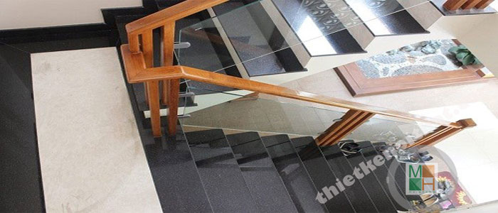 Sang trọng với cầu thang đá nhân tạo