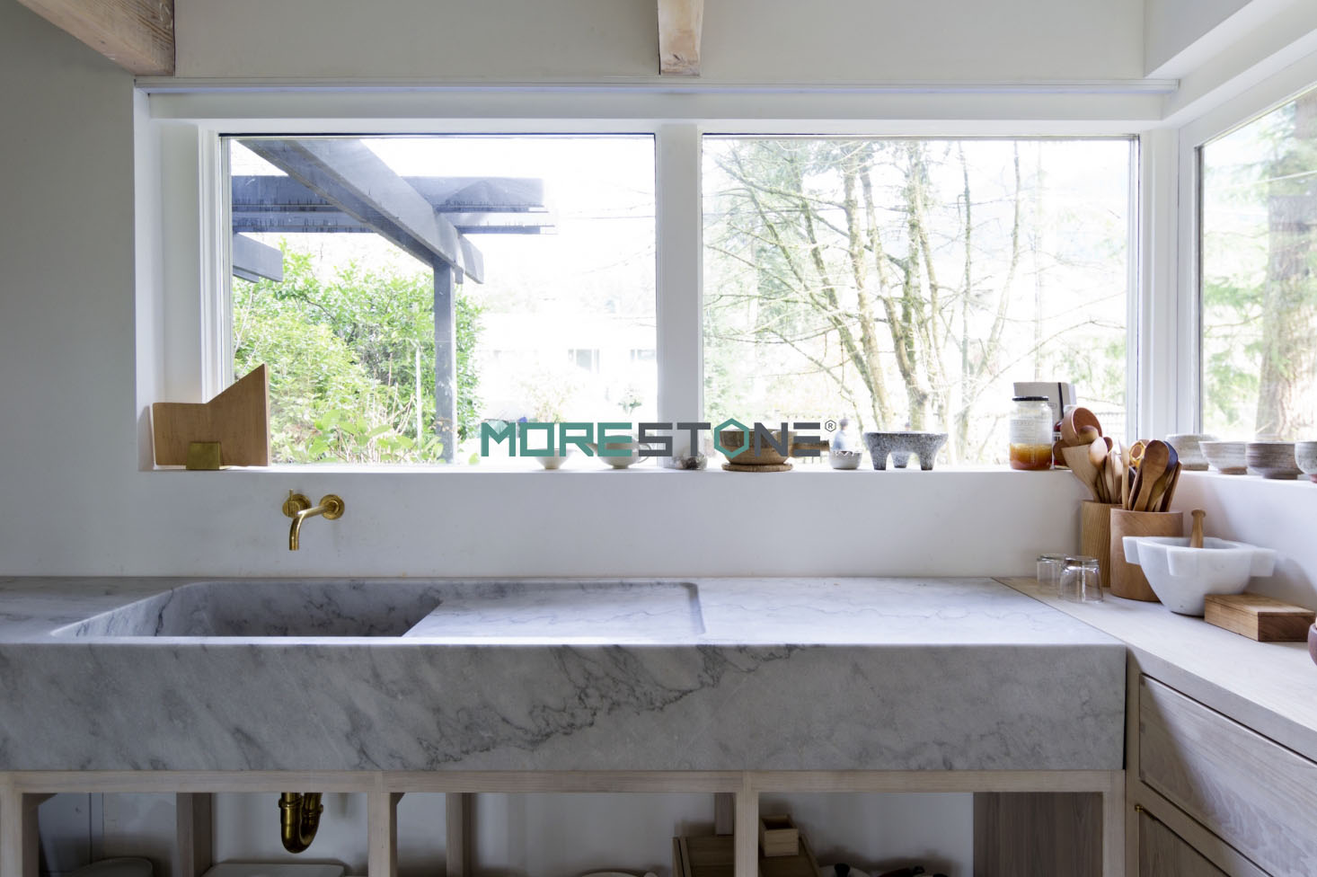 8 xu hướng làm bồn rửa nhà bếp bằng đá nhân tạo