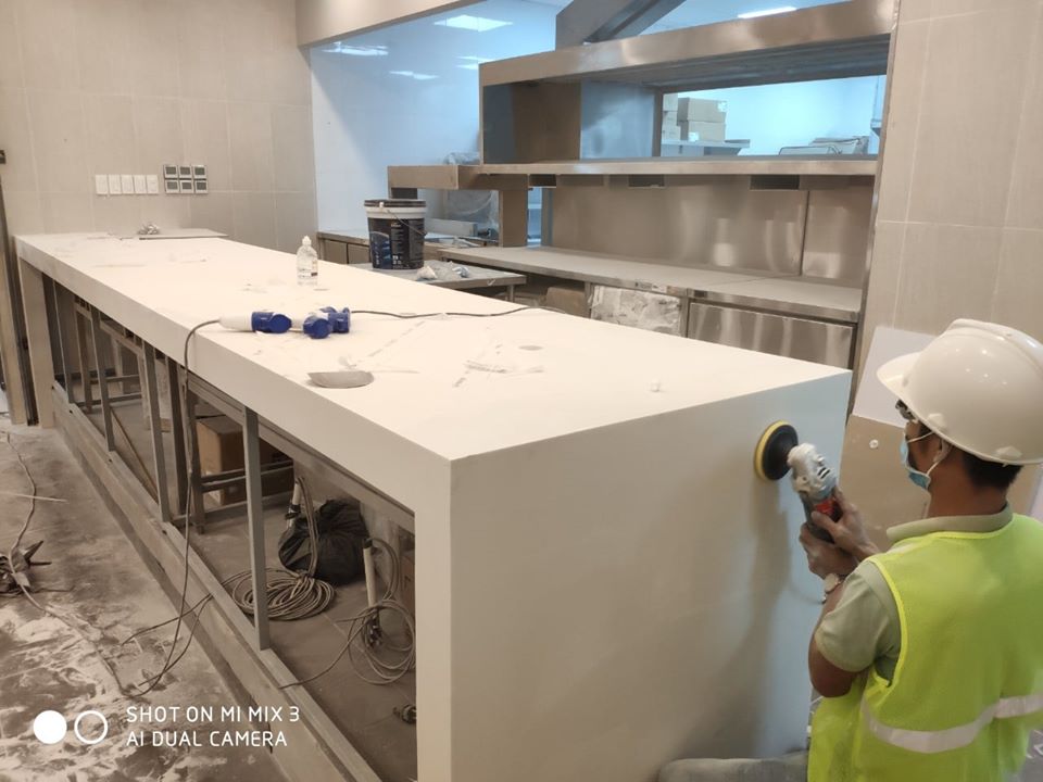 Cách ốp đá bàn bếp tại Morestone bạn nên biết