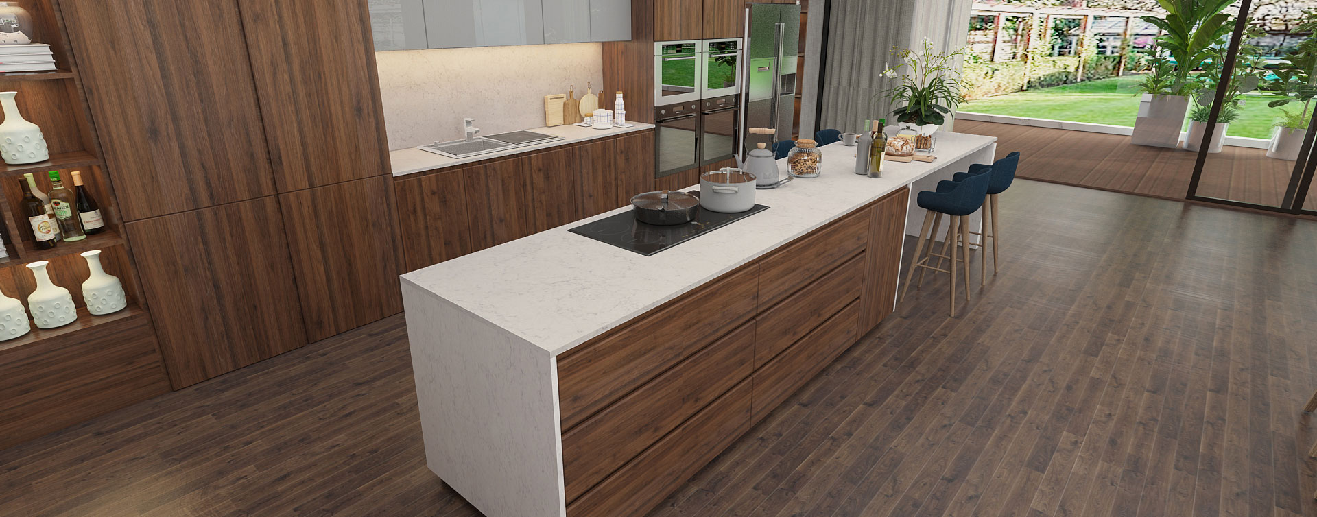 Cách chọn đá nhân tạo cho nhà bếp đẹp và bền