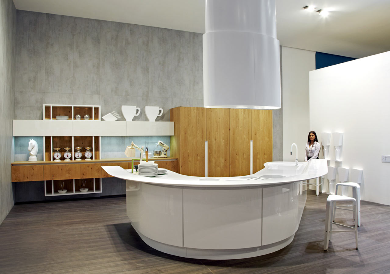 Đá ốp bếp LG màu trắng