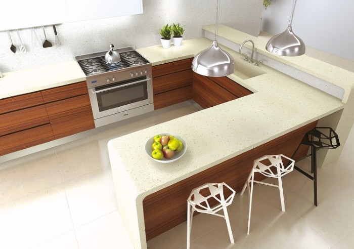  Đá ốp bếp màu vàng