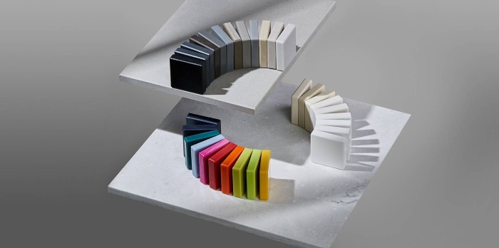 Bộ sưu tập đá nhân tạo solid và ứng dụng