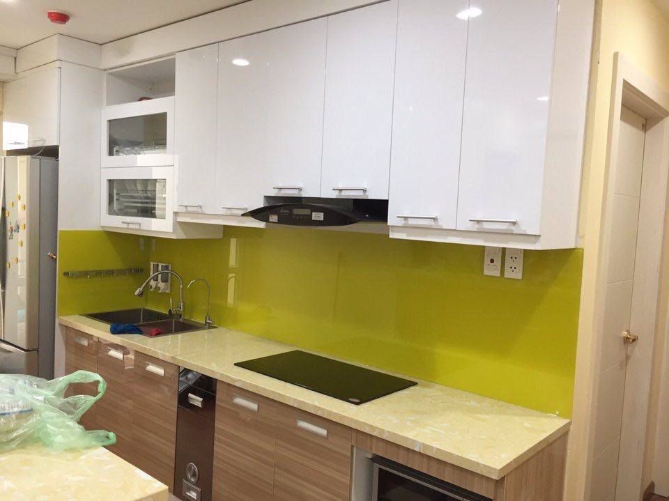 Giải pháp ốp mặt bếp và tường bếp bằng đá HIMACS liền khối Giải pháp ốp mặt bếp và tường bếp bằng đá HIMACS liền khối