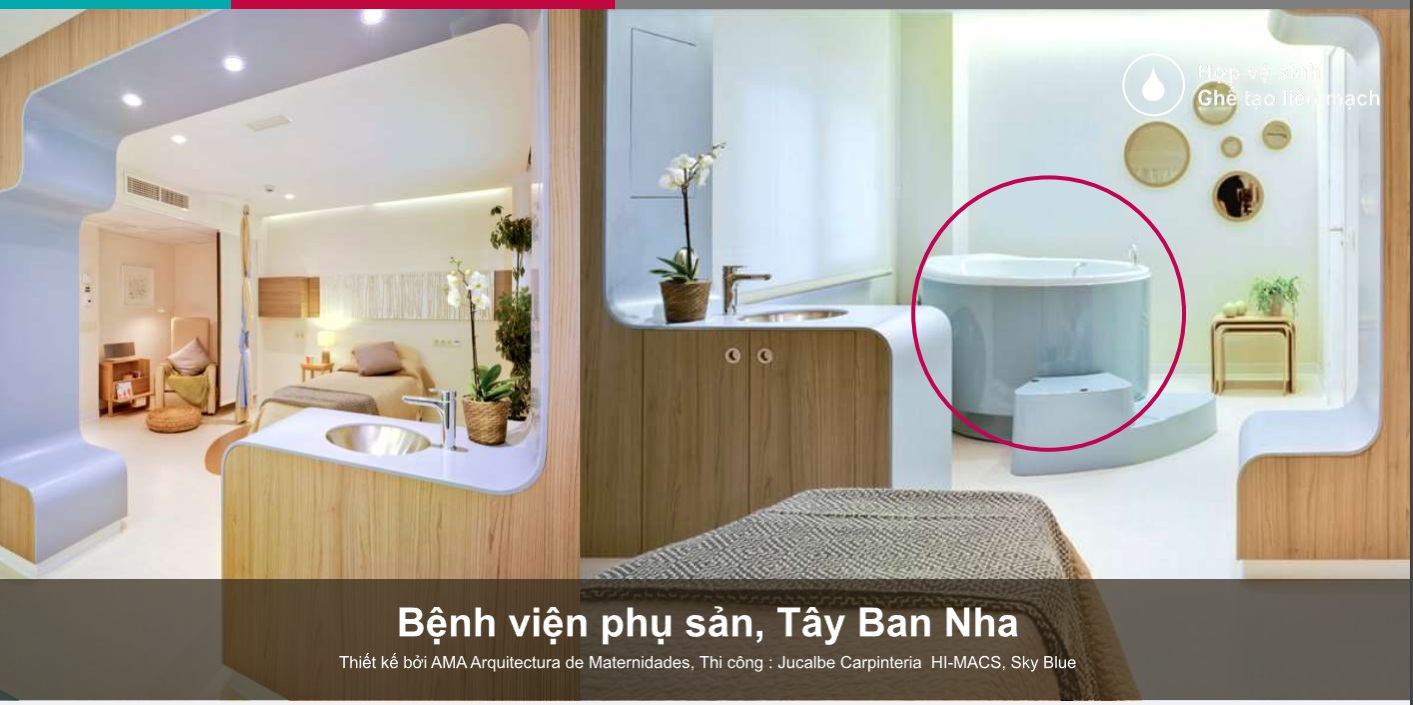 Đá solid surface HIMACS - vật liệu thân thiện với môi trường