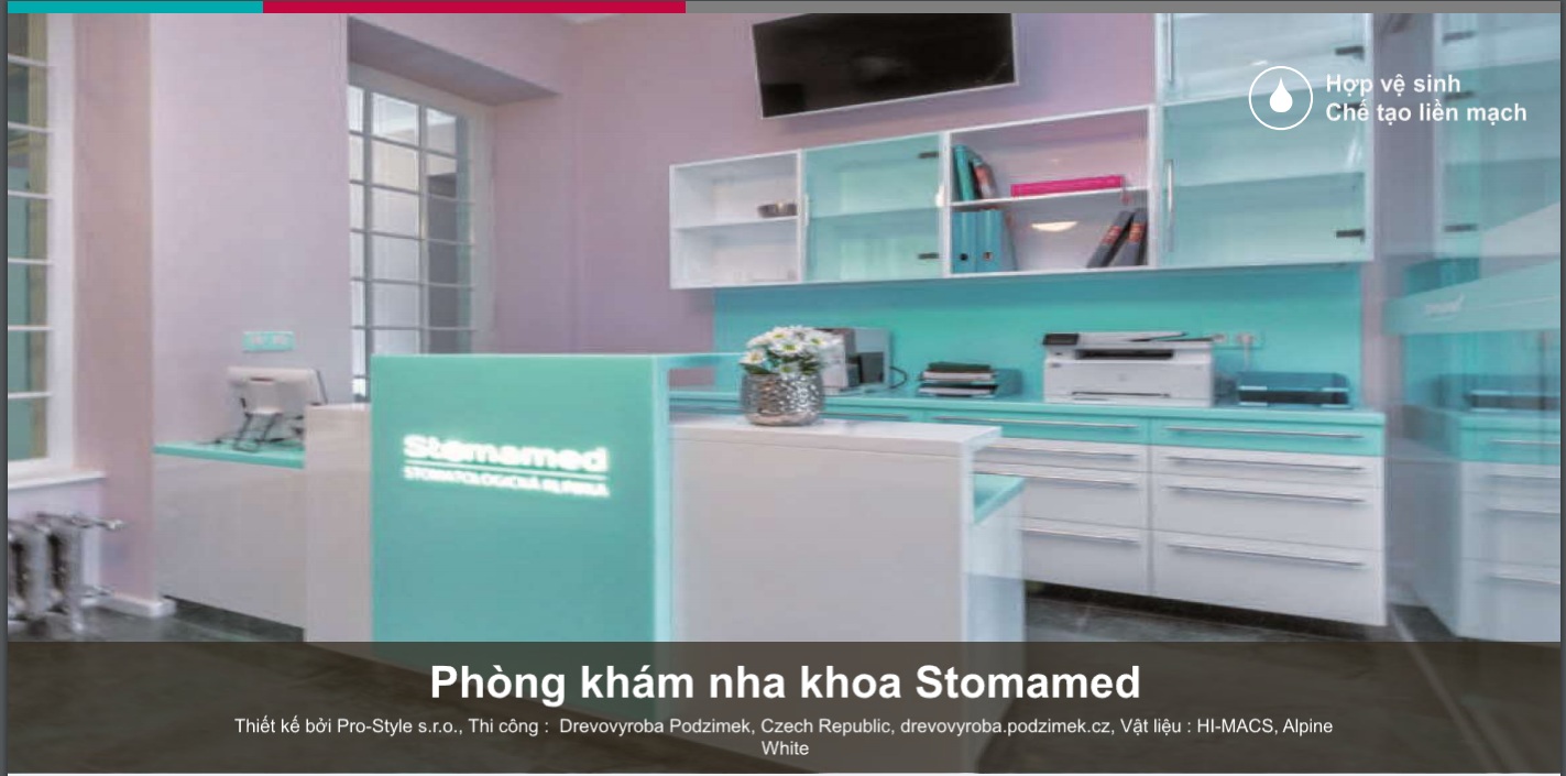 Đá solid surface HIMACS - vật liệu thân thiện với môi trường