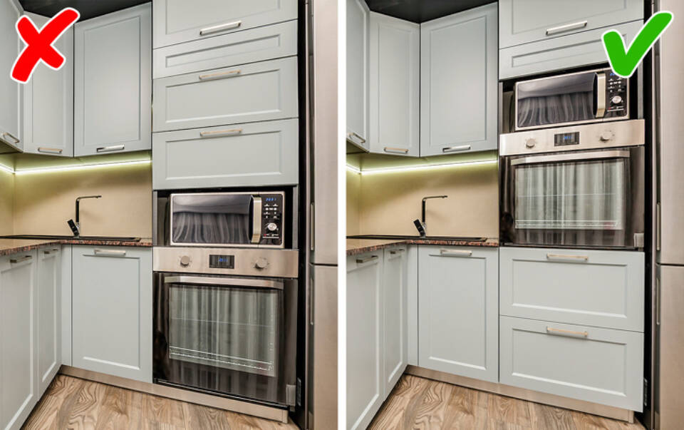 Các lỗi cần tránh trong thiết kế gian bếp gây bất tiện cho gia chủ khi sử dụng