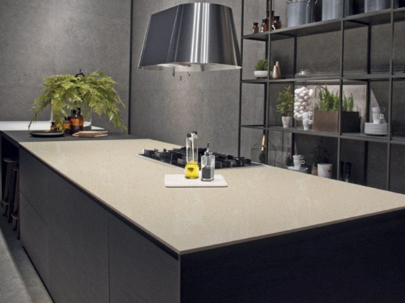 Đá nhân tạo gốc thạch anh ốp bếp