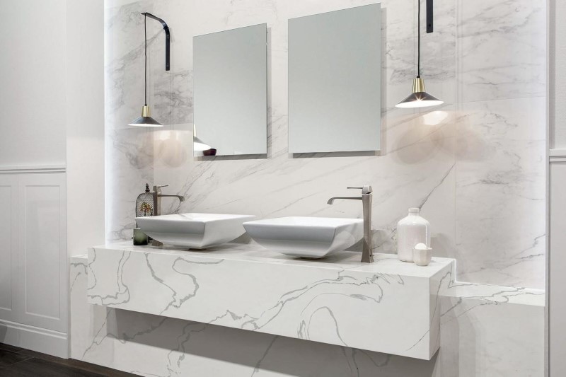 Đá ốp bếp nhân tạo gốc thạch anh