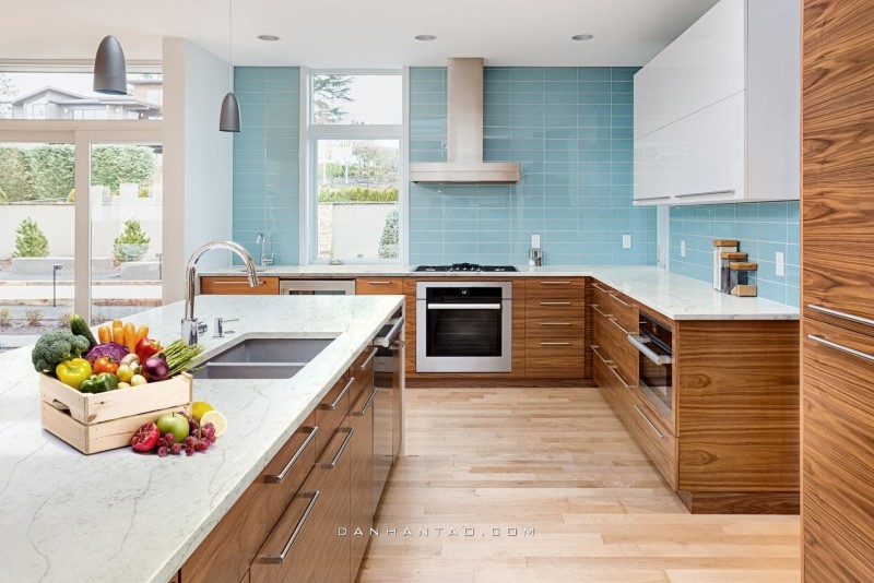 bàn đảo bếp đá nhân tạo