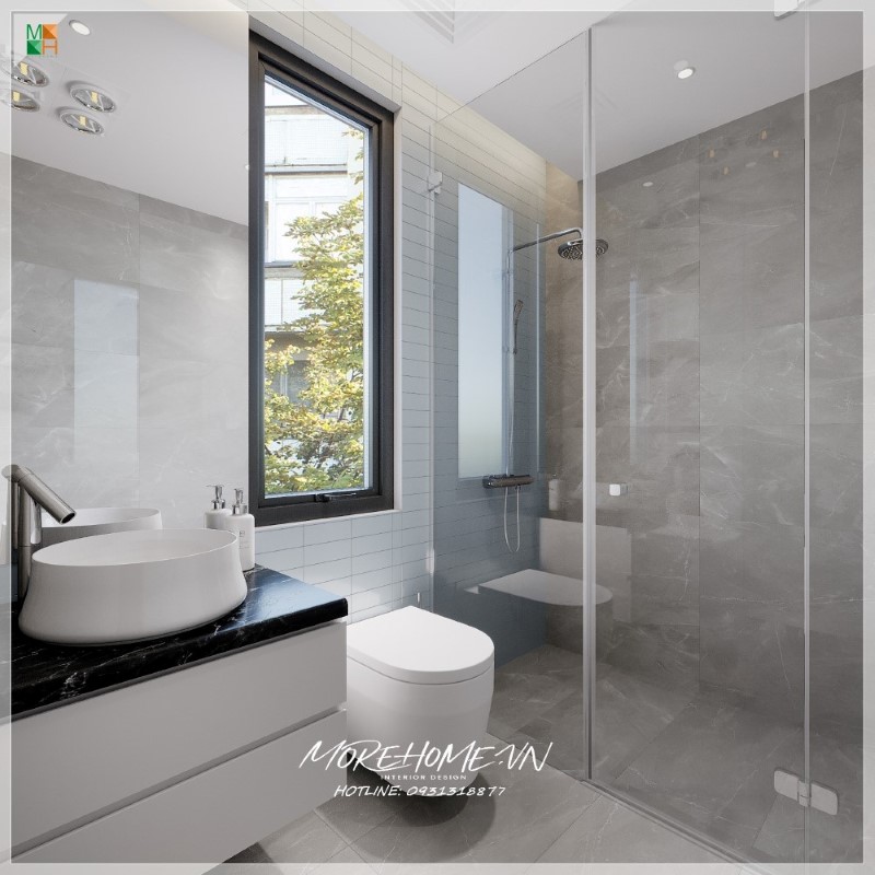 bàn đá lavabo màu đen