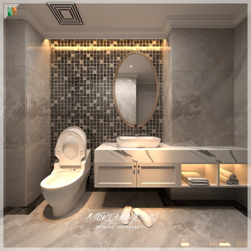 bàn đá lavabo nhân tạo