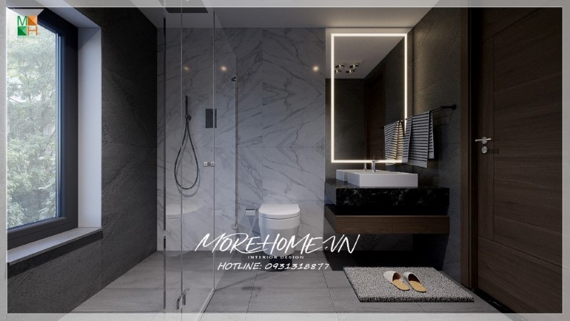 bàn đá lavabo treo tường