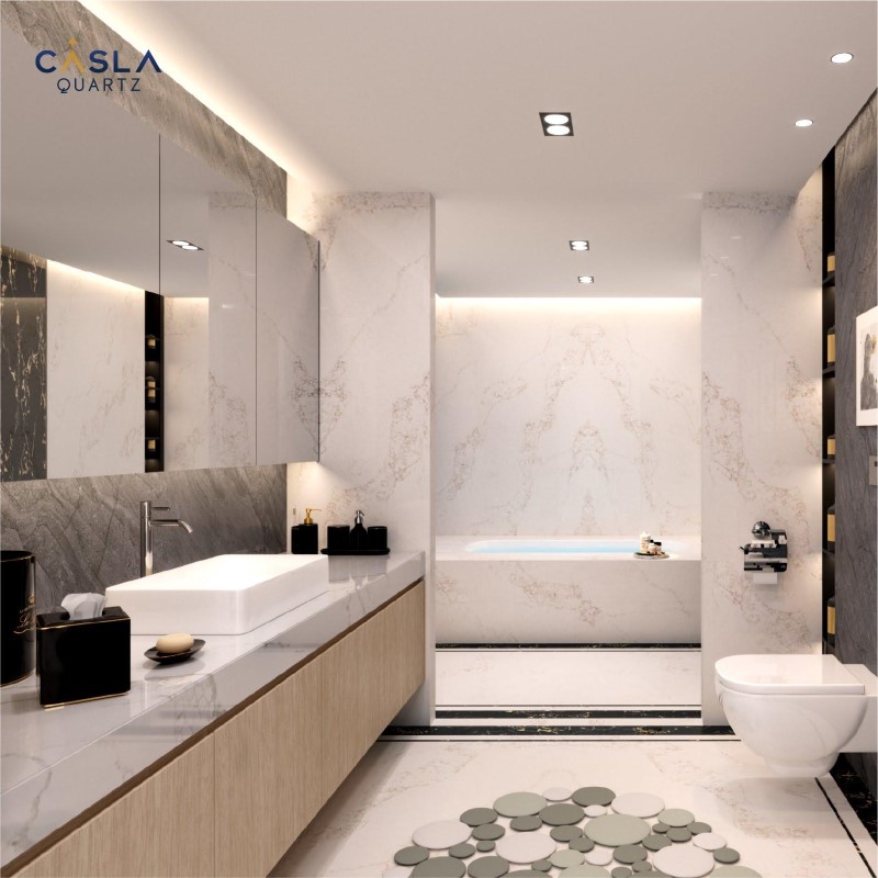 đá nhân tạo thạch anh là gì