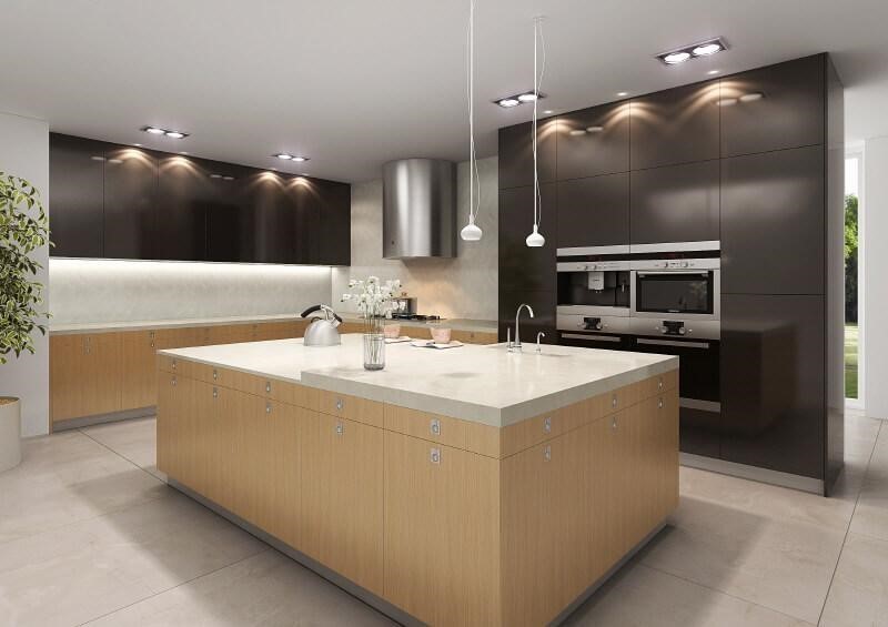 tường bếp nên làm đá gì