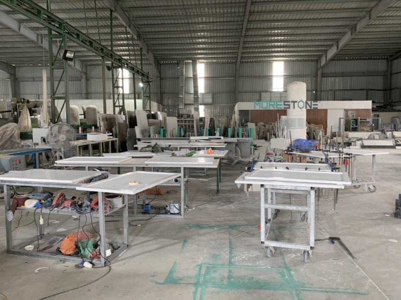 bàn đá lavabo 2 tầng