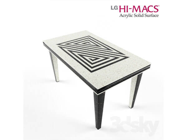 Bàn ăn mặt đá nhân tạo Solid Surface