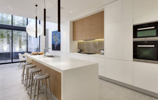 Đá nhân tạo ốp bếp đảo