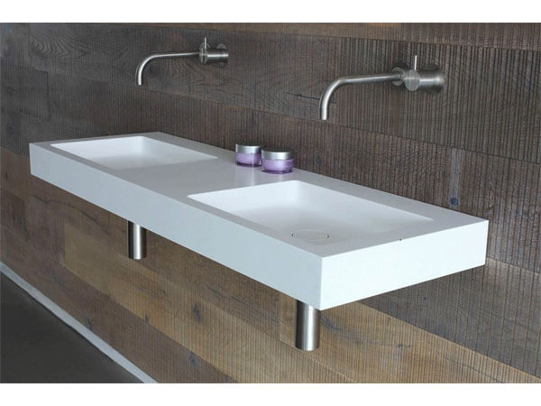 Lavabo đá nhân tạo bồn rửa mặt Solid Surface