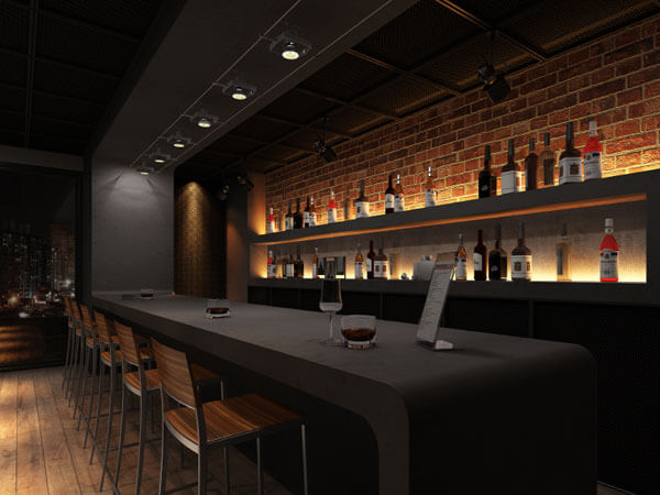 Quầy bar đẹp bằng đá nhân tạo Solid Surface