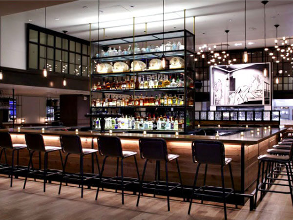 Quầy bar ốp đá nhân tạo Solid Surface