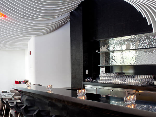 Quầy bar ốp đá nhân tạo Solid Surface