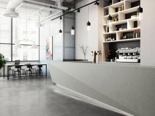 Quầy bar ốp đá nhân tạo Solid Surface