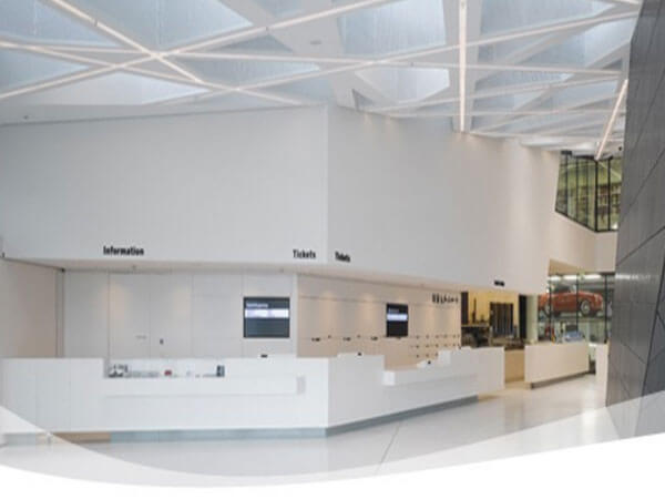 Quầy lễ tân bằng đá nhân tạo Solid Surface