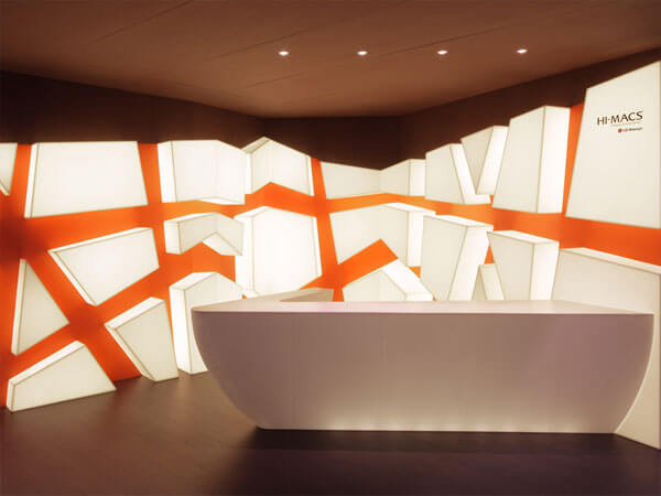 Quầy lễ tân bằng đá nhân tạo Solid Surface