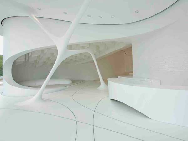 Quầy lễ tân bằng đá nhân tạo Solid Surface