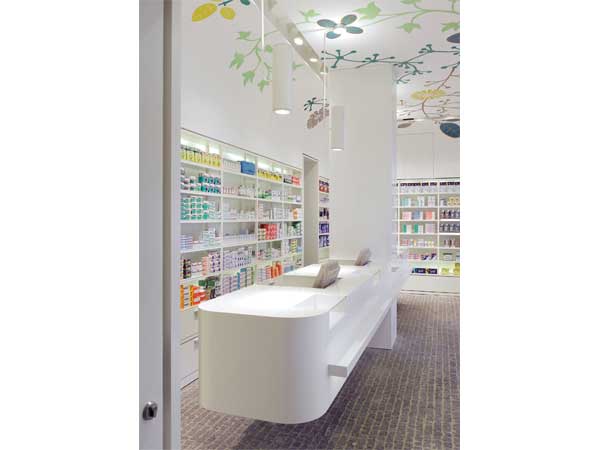 Quầy lễ tân bằng đá nhân tạo Solid Surface