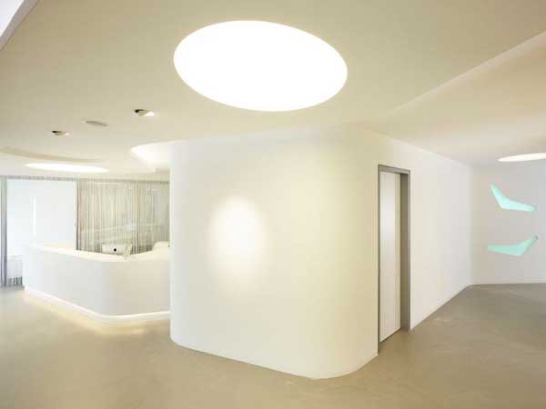 Quầy lễ tân bằng đá nhân tạo Solid Surface