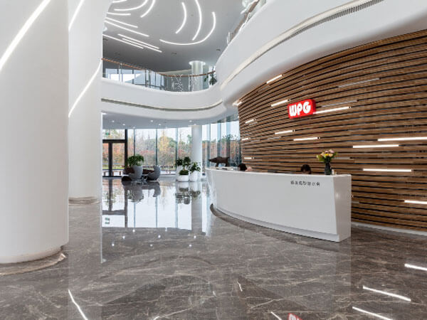 Quầy lễ tân bằng đá nhân tạo Solid Surface