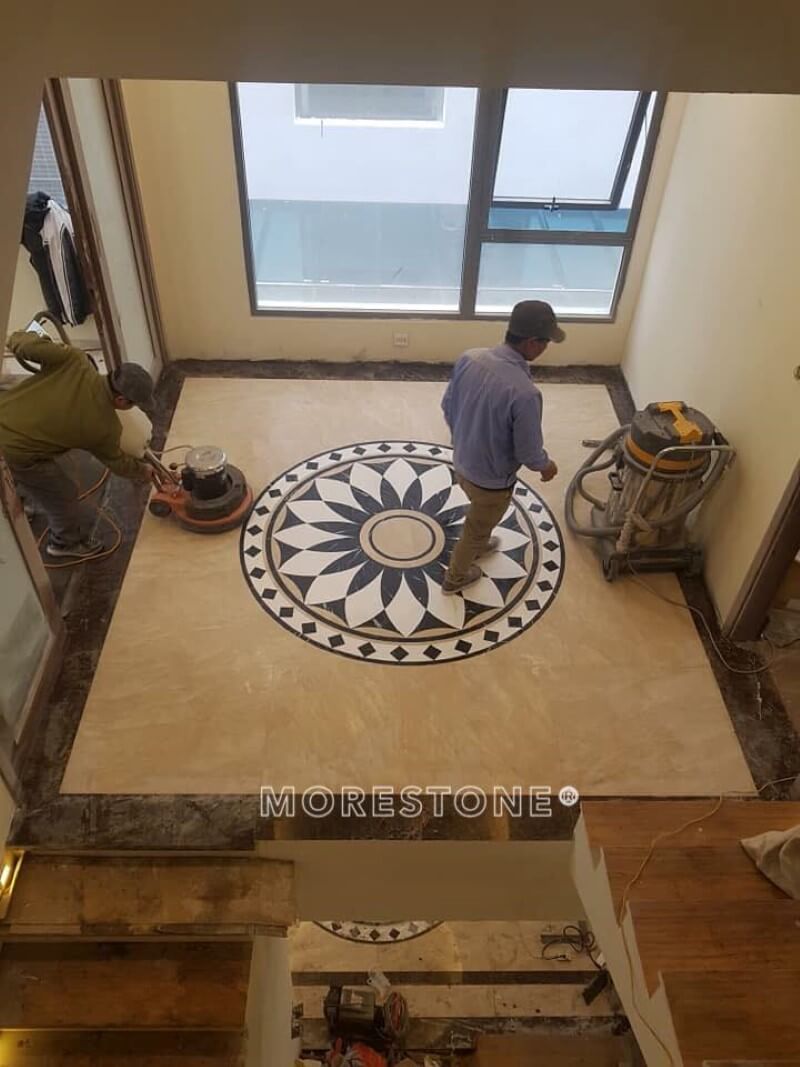 Thi công đá nhân tạo