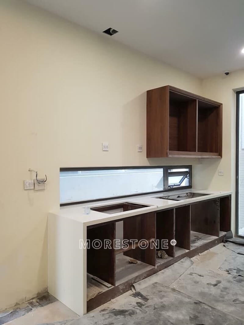 Thi công đá nhân tạo